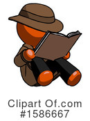 Orange Design Mascot Clipart #1586667 by Leo Blanchette