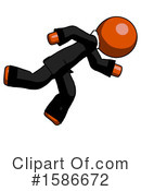 Orange Design Mascot Clipart #1586672 by Leo Blanchette