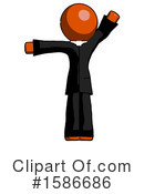 Orange Design Mascot Clipart #1586686 by Leo Blanchette
