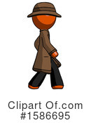 Orange Design Mascot Clipart #1586695 by Leo Blanchette