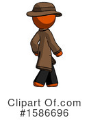 Orange Design Mascot Clipart #1586696 by Leo Blanchette