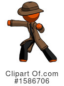 Orange Design Mascot Clipart #1586706 by Leo Blanchette