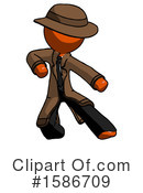Orange Design Mascot Clipart #1586709 by Leo Blanchette