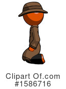 Orange Design Mascot Clipart #1586716 by Leo Blanchette