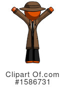 Orange Design Mascot Clipart #1586731 by Leo Blanchette