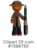 Orange Design Mascot Clipart #1586750 by Leo Blanchette