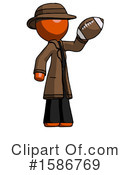 Orange Design Mascot Clipart #1586769 by Leo Blanchette