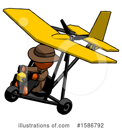 Royalty-Free (RF) Orange Design Mascot Clipart Illustration by Leo Blanchette - Stock Sample #1586792