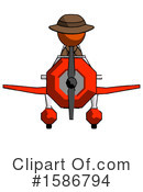 Orange Design Mascot Clipart #1586794 by Leo Blanchette