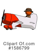 Orange Design Mascot Clipart #1586799 by Leo Blanchette