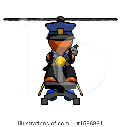 Royalty-Free (RF) Orange Design Mascot Clipart Illustration by Leo Blanchette - Stock Sample #1586861