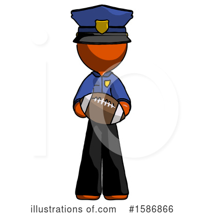 Royalty-Free (RF) Orange Design Mascot Clipart Illustration by Leo Blanchette - Stock Sample #1586866