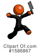 Orange Design Mascot Clipart #1586867 by Leo Blanchette
