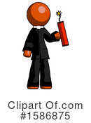 Orange Design Mascot Clipart #1586875 by Leo Blanchette