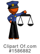 Orange Design Mascot Clipart #1586882 by Leo Blanchette