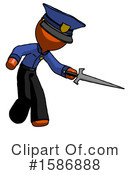 Orange Design Mascot Clipart #1586888 by Leo Blanchette
