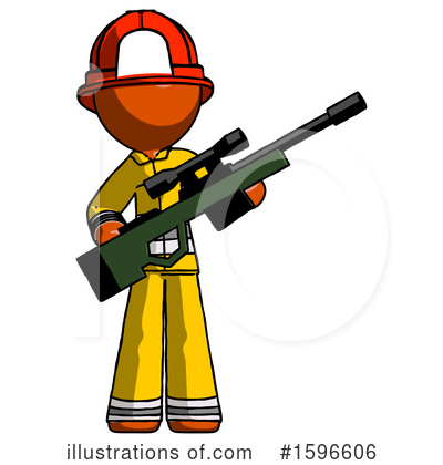 Royalty-Free (RF) Orange Design Mascot Clipart Illustration by Leo Blanchette - Stock Sample #1596606