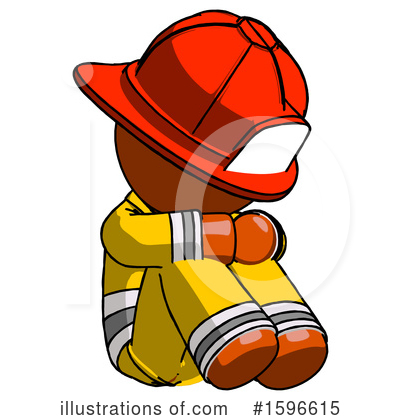 Royalty-Free (RF) Orange Design Mascot Clipart Illustration by Leo Blanchette - Stock Sample #1596615