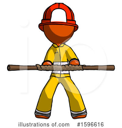 Royalty-Free (RF) Orange Design Mascot Clipart Illustration by Leo Blanchette - Stock Sample #1596616