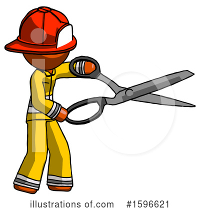 Royalty-Free (RF) Orange Design Mascot Clipart Illustration by Leo Blanchette - Stock Sample #1596621