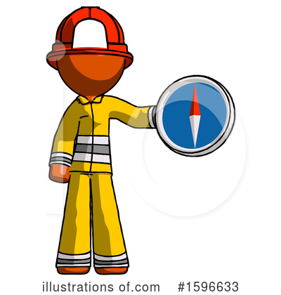 Royalty-Free (RF) Orange Design Mascot Clipart Illustration by Leo Blanchette - Stock Sample #1596633