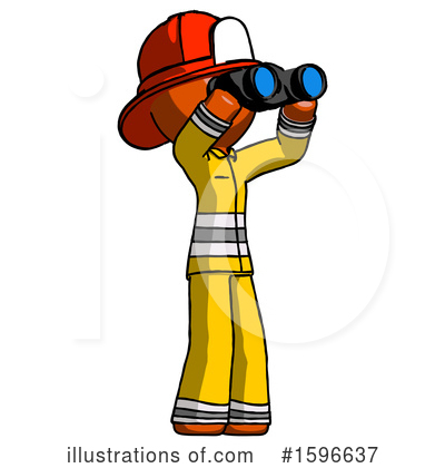 Royalty-Free (RF) Orange Design Mascot Clipart Illustration by Leo Blanchette - Stock Sample #1596637