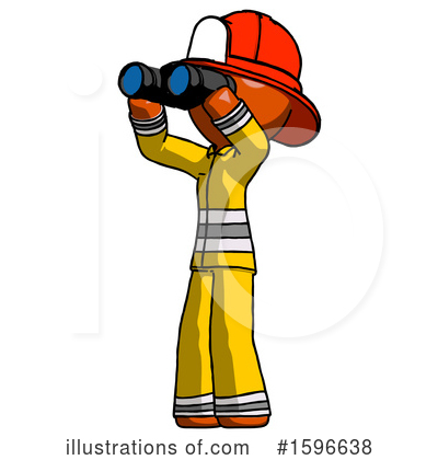Royalty-Free (RF) Orange Design Mascot Clipart Illustration by Leo Blanchette - Stock Sample #1596638