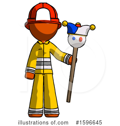 Royalty-Free (RF) Orange Design Mascot Clipart Illustration by Leo Blanchette - Stock Sample #1596645