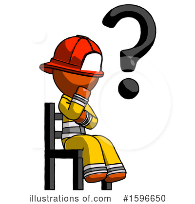 Royalty-Free (RF) Orange Design Mascot Clipart Illustration by Leo Blanchette - Stock Sample #1596650