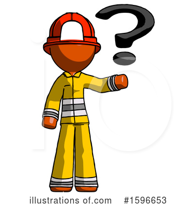 Royalty-Free (RF) Orange Design Mascot Clipart Illustration by Leo Blanchette - Stock Sample #1596653