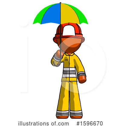 Royalty-Free (RF) Orange Design Mascot Clipart Illustration by Leo Blanchette - Stock Sample #1596670
