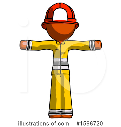 Royalty-Free (RF) Orange Design Mascot Clipart Illustration by Leo Blanchette - Stock Sample #1596720