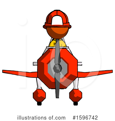 Royalty-Free (RF) Orange Design Mascot Clipart Illustration by Leo Blanchette - Stock Sample #1596742