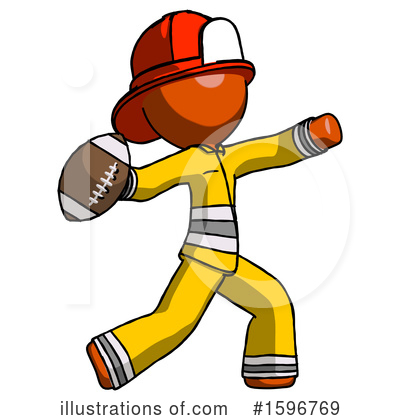 Royalty-Free (RF) Orange Design Mascot Clipart Illustration by Leo Blanchette - Stock Sample #1596769