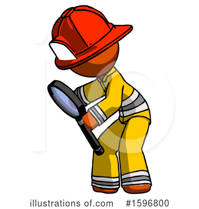 Royalty-Free (RF) Orange Design Mascot Clipart Illustration by Leo Blanchette - Stock Sample #1596800