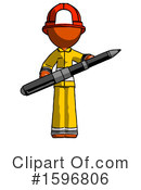 Orange Design Mascot Clipart #1596806 by Leo Blanchette