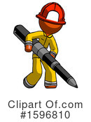 Orange Design Mascot Clipart #1596810 by Leo Blanchette