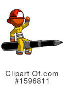 Orange Design Mascot Clipart #1596811 by Leo Blanchette