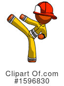 Orange Design Mascot Clipart #1596830 by Leo Blanchette