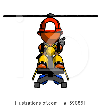Royalty-Free (RF) Orange Design Mascot Clipart Illustration by Leo Blanchette - Stock Sample #1596851