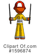Orange Design Mascot Clipart #1596874 by Leo Blanchette