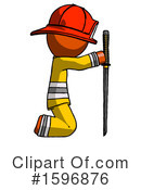 Orange Design Mascot Clipart #1596876 by Leo Blanchette