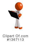 Orange Doctor Clipart #1367113 by Leo Blanchette