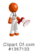 Orange Doctor Clipart #1367133 by Leo Blanchette