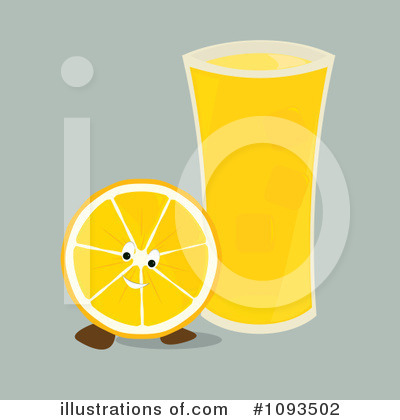 Royalty-Free (RF) Orange Juice Clipart Illustration by Randomway - Stock Sample #1093502