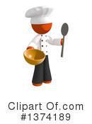 Orange Man Chef Clipart #1374189 by Leo Blanchette