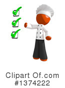 Orange Man Chef Clipart #1374222 by Leo Blanchette