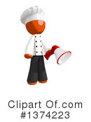 Orange Man Chef Clipart #1374223 by Leo Blanchette