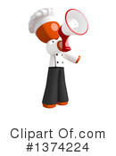 Orange Man Chef Clipart #1374224 by Leo Blanchette