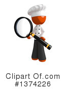 Orange Man Chef Clipart #1374226 by Leo Blanchette